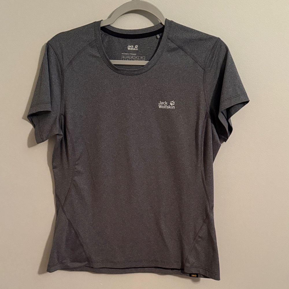 Jack Wolfskin Dark Gray Active T-Shirt